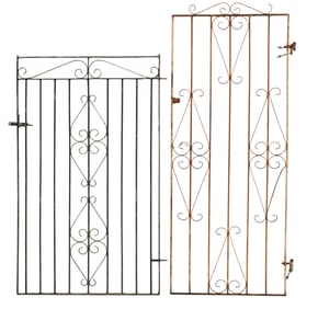 (2) Wrought Iron Doors