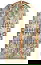 Pair of Monumental Stained Glass Windows