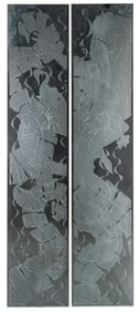 Pair of Frosted Glass Panels
