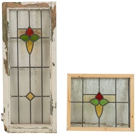 (2) Stained Glass Windows