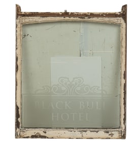 Black Bull Hotel (ENG) Frosted Glass Window
