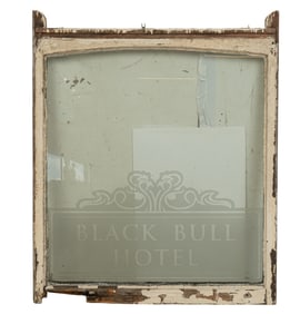 Black Bull Hotel (ENG) Frosted Glass Window