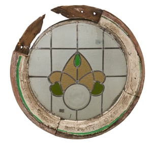 Circular Stained Glass Window