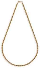 14K French Rope Chain