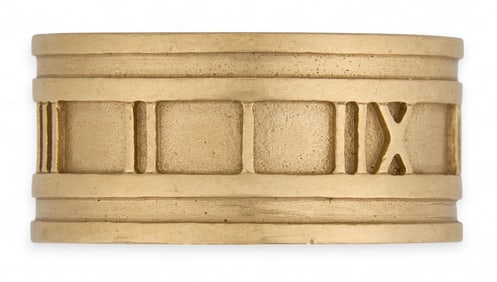 18K Tiffany & Co.  Roman Numeral Ring