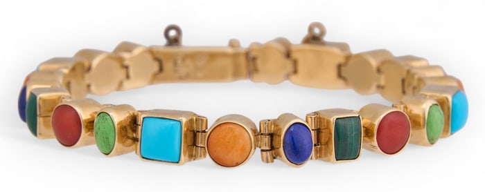 14K Multi-Stone Bracelet