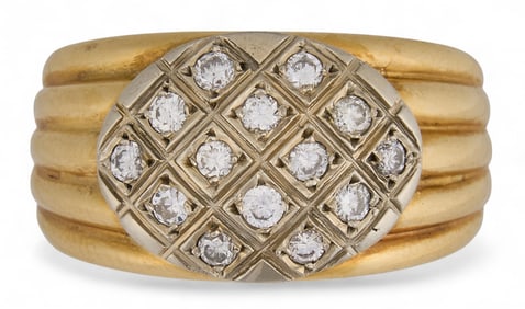 18K Diamond Ring