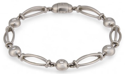 Platinum and Diamond Bracelet
