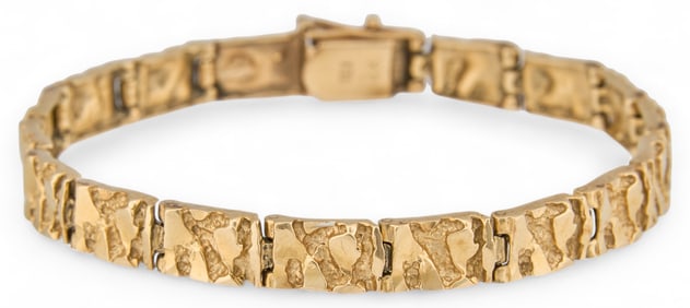 14K Hinged Bracelet