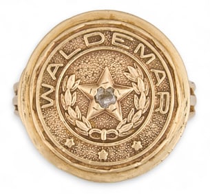 14K Waldemar Camp Diamond Ring