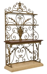 Wrought Iron Baker's Rack