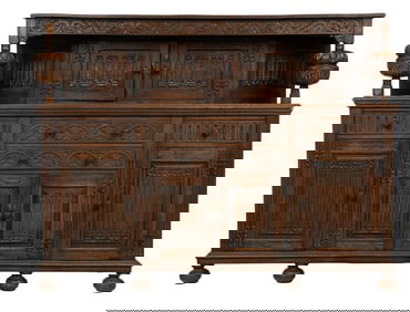 Carved Court Cupboard