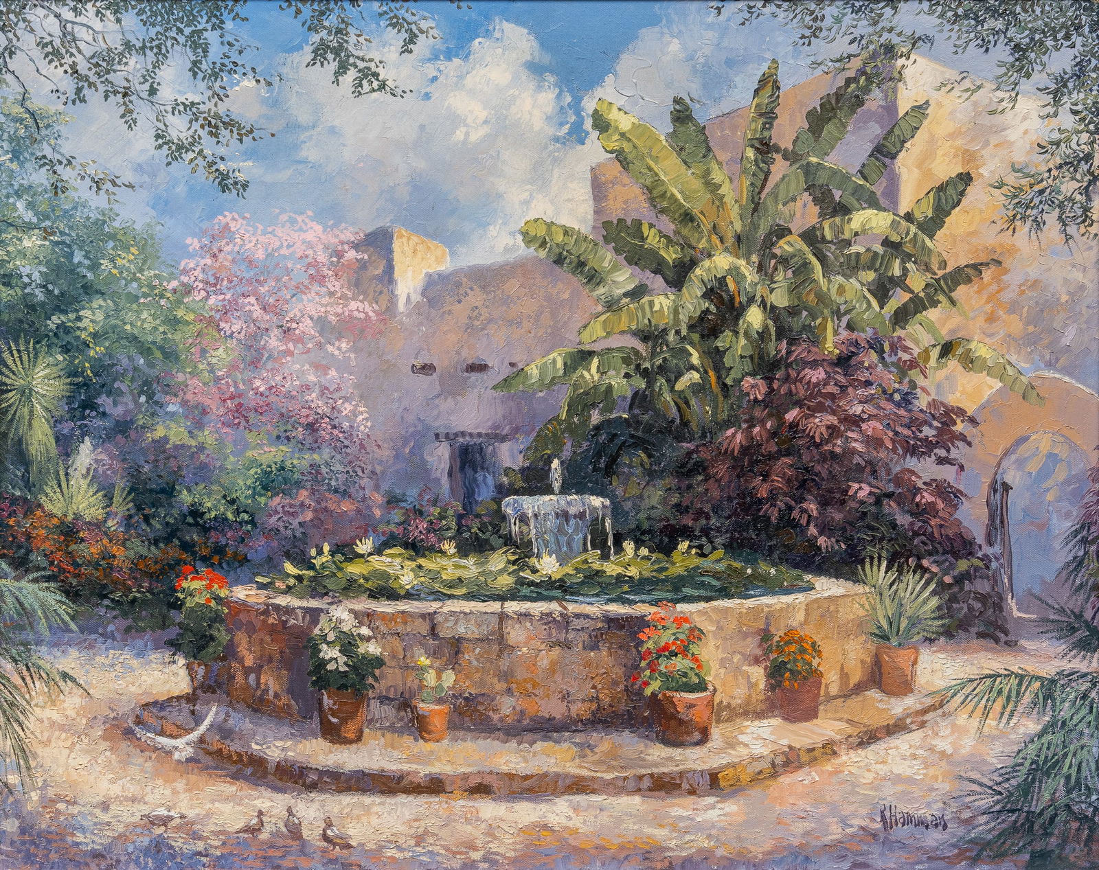 Robert Hamman, Spanish Governor's Palace Courtyard (1 of 5)