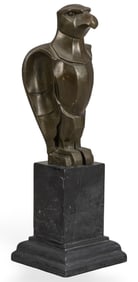 After Gustav Klimt, Art Deco Eagle Bronze