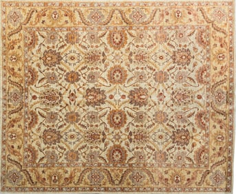 Handwoven Peshawar Rug, 9 ft. 8 in. x 7 ft. 11 in.