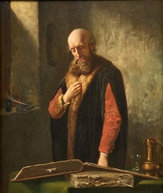 Jacob Akkersdijk, Portrait of a Scholar, 19th C.
