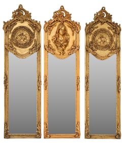 Set of (3) Louis XVI Style Mirrors