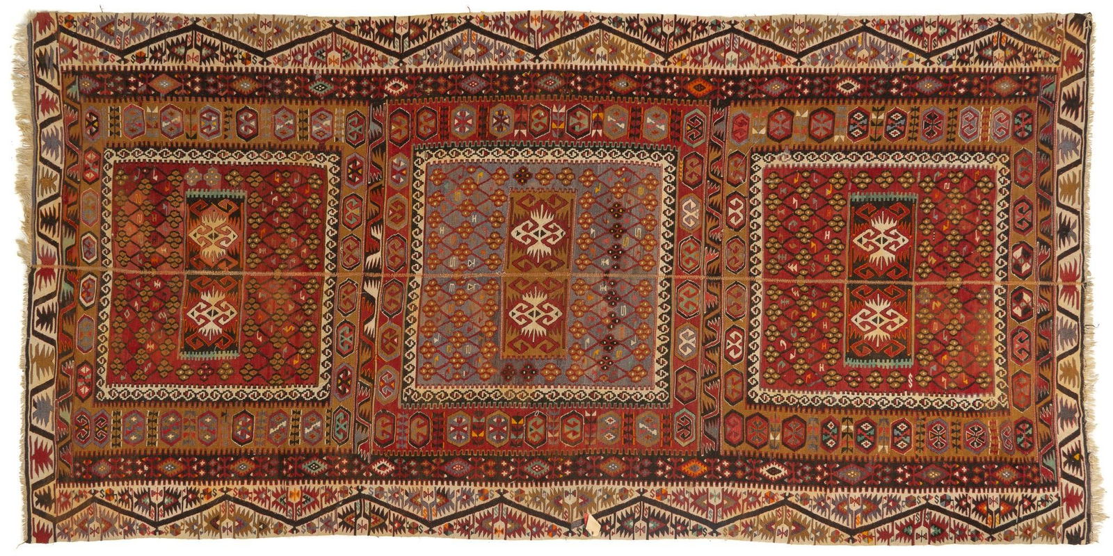 Handmade Estate Rug, 12 ft. 11 in. x 6 ft. 4 in. (1 of 2)