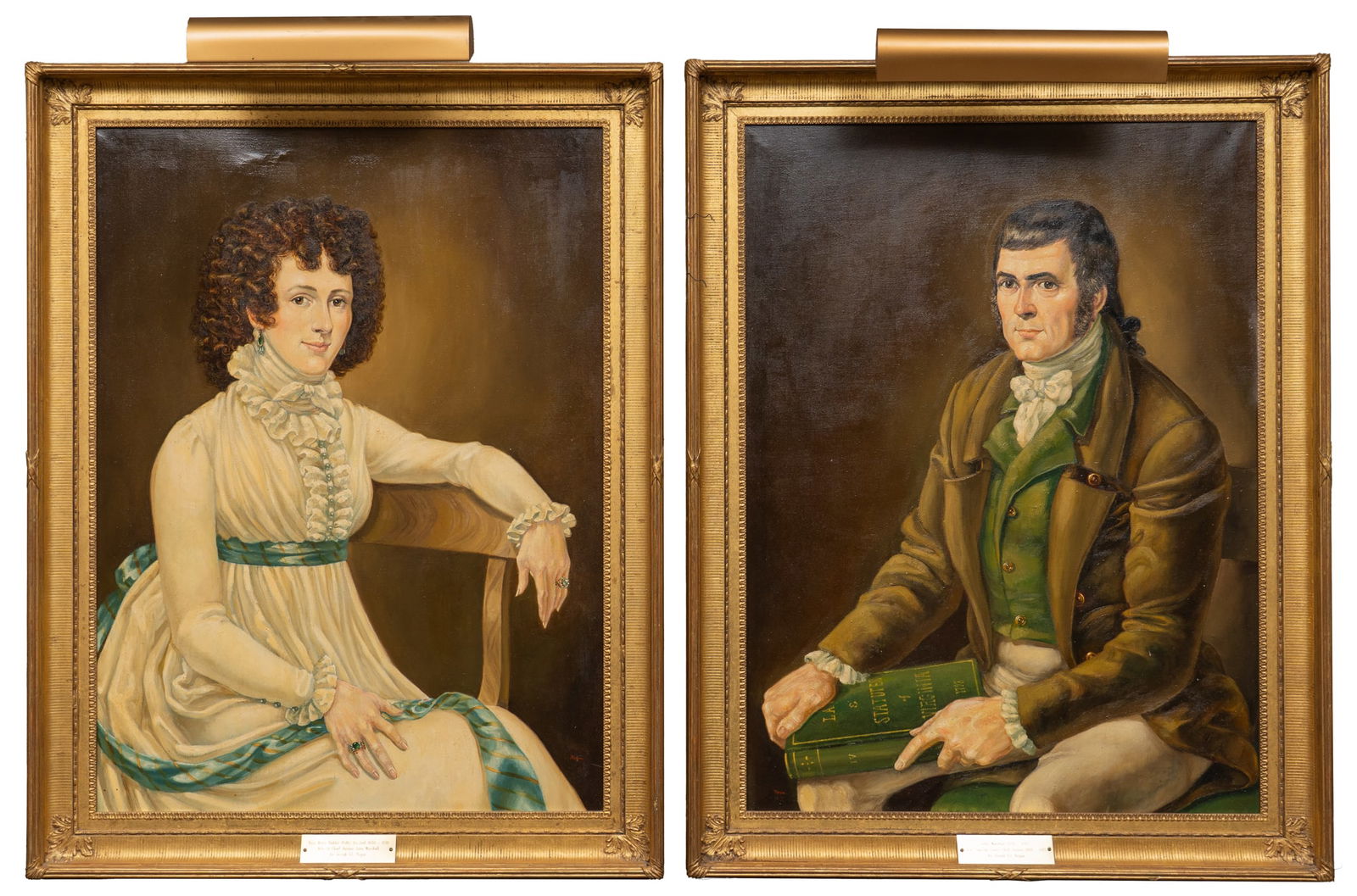 Chief Justice John Marshall & Amber Polly Marshall Portraits (1 of 11)