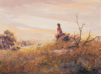 Dalhart Windberg, Woman in Field