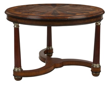 Ferguson Copeland Italian Marquetry Foyer Table
