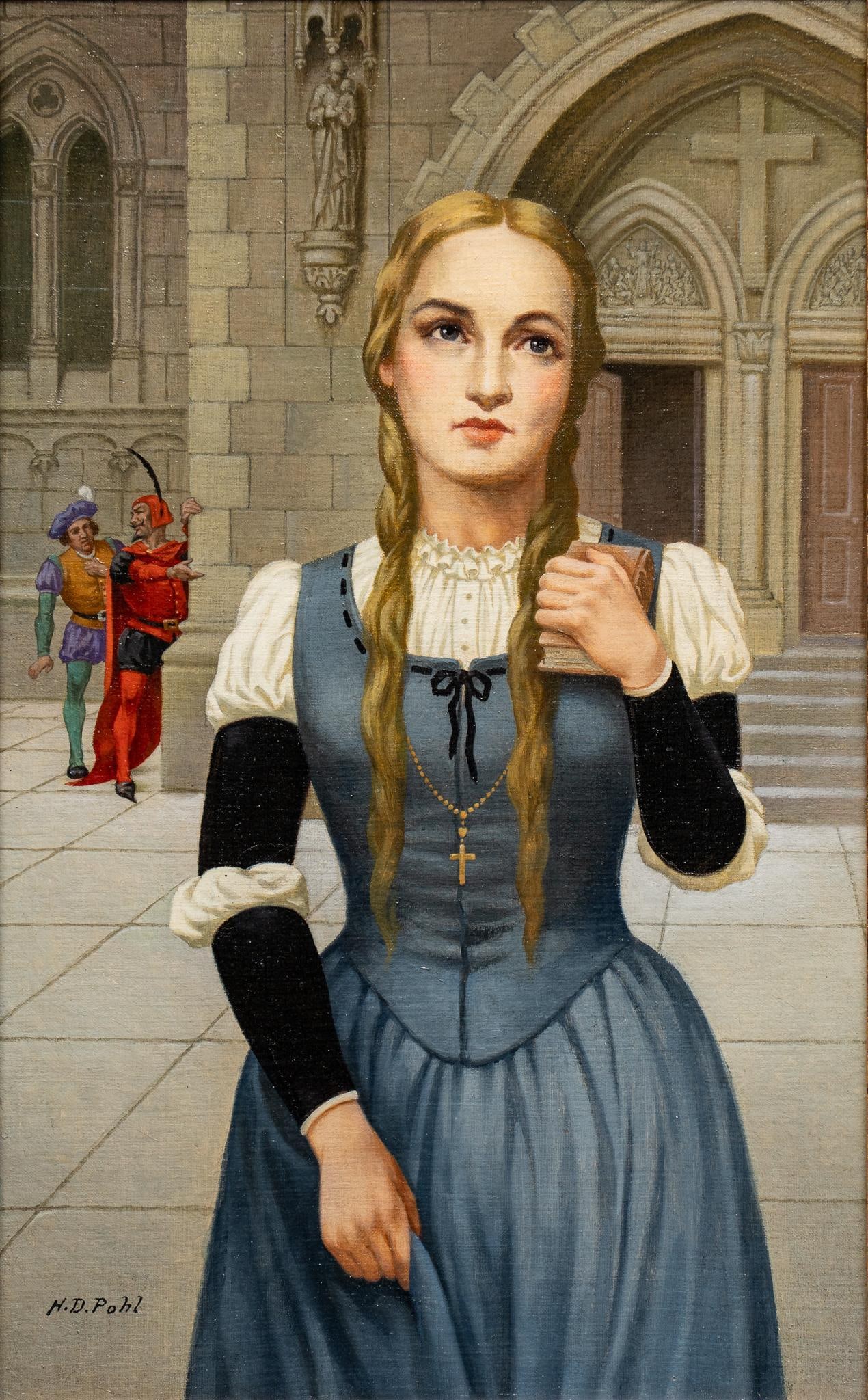 Hugo Pohl, "Marguerite, The Devil, and Faust" (1 of 6)