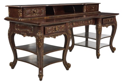 Carved Wooden Desk