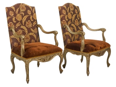 Pair of Upholstered Armchairs
