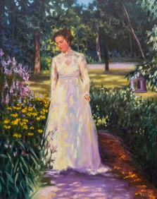 Garden Stroll Painting