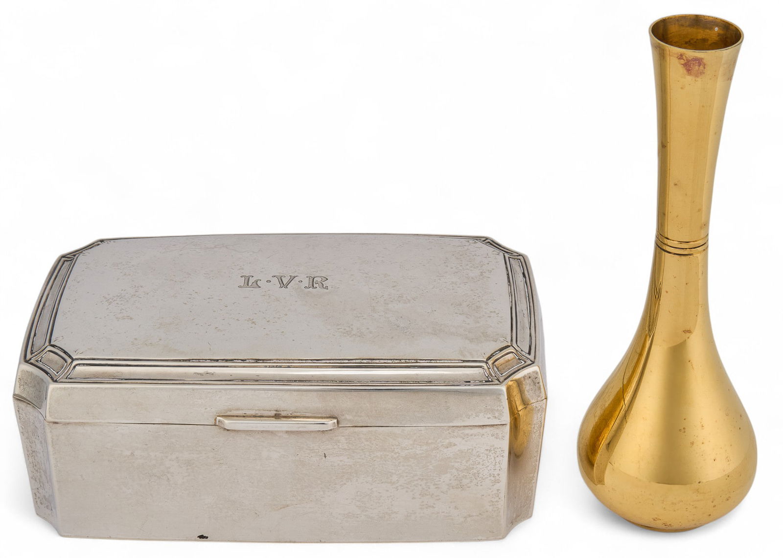 Tiffany & Co. Sterling Silver Vase & Powder Box (1 of 7)