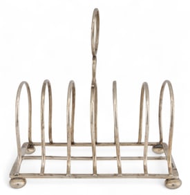 English Sterling Silver Toast Holder