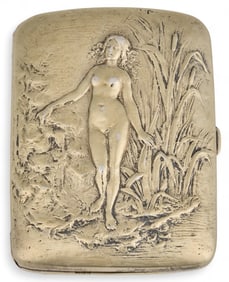Sterling Silver Repousse Case
