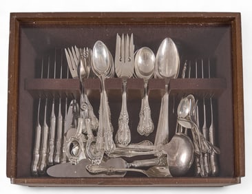 "Wild Rose" by International Sterling Silver Flatware Set