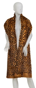 Susan Abbott Leopard Print Shawl