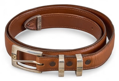 Brown Calfskin Belt