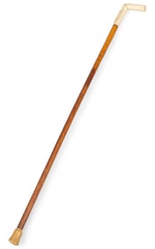 Walking Cane with Bone Handle