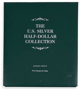 United States Silver Half Dollar Collection: United States silver half-dollar collection, in binder with coins and their respective descriptions&nbsp; Provenance: Property from the estate of Barbara Briggs Arneson, Alamo Heights, Texas