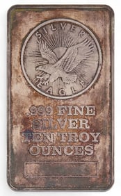(1) Sunshine 10 ozt. Fine Silver Bar