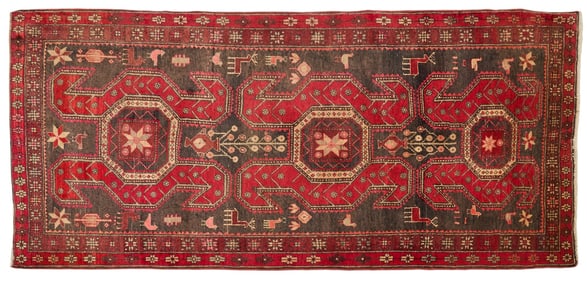 Handwoven Estate Rug, 9 ft. 9 in. x 4 ft. 6 in.