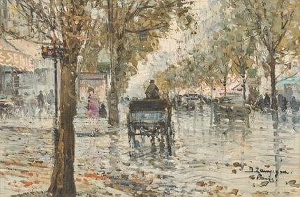 Dino Zampogna, "Paris - Rue Montmartre"