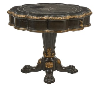 Marge Carson Pedestal Table
