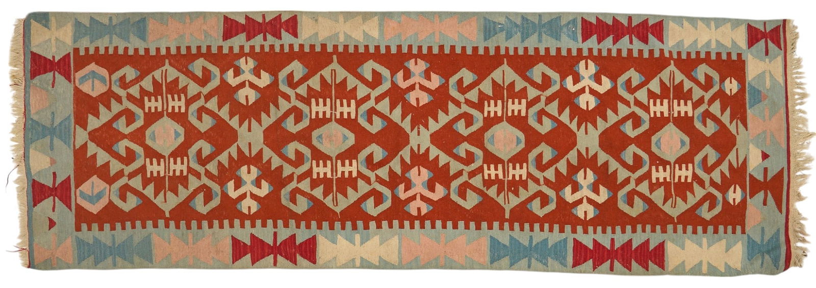 Handwoven Runner Rug, 8ft. x 2 ft. 9 in.: Handwoven runner rug 8ft. x 2 ft. 9 in.