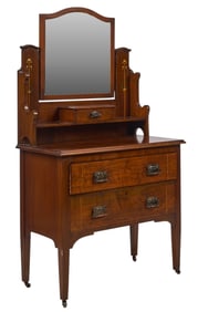 Antique Vanity with Mirror