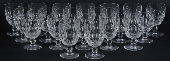 (20) Waterford Colleen Pattern Glasses