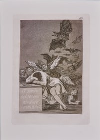After Francisco Goya, "Sleep of Reason"
