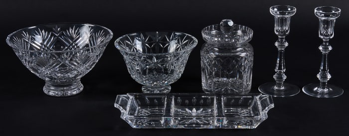(6) Waterford Assorted Crystal