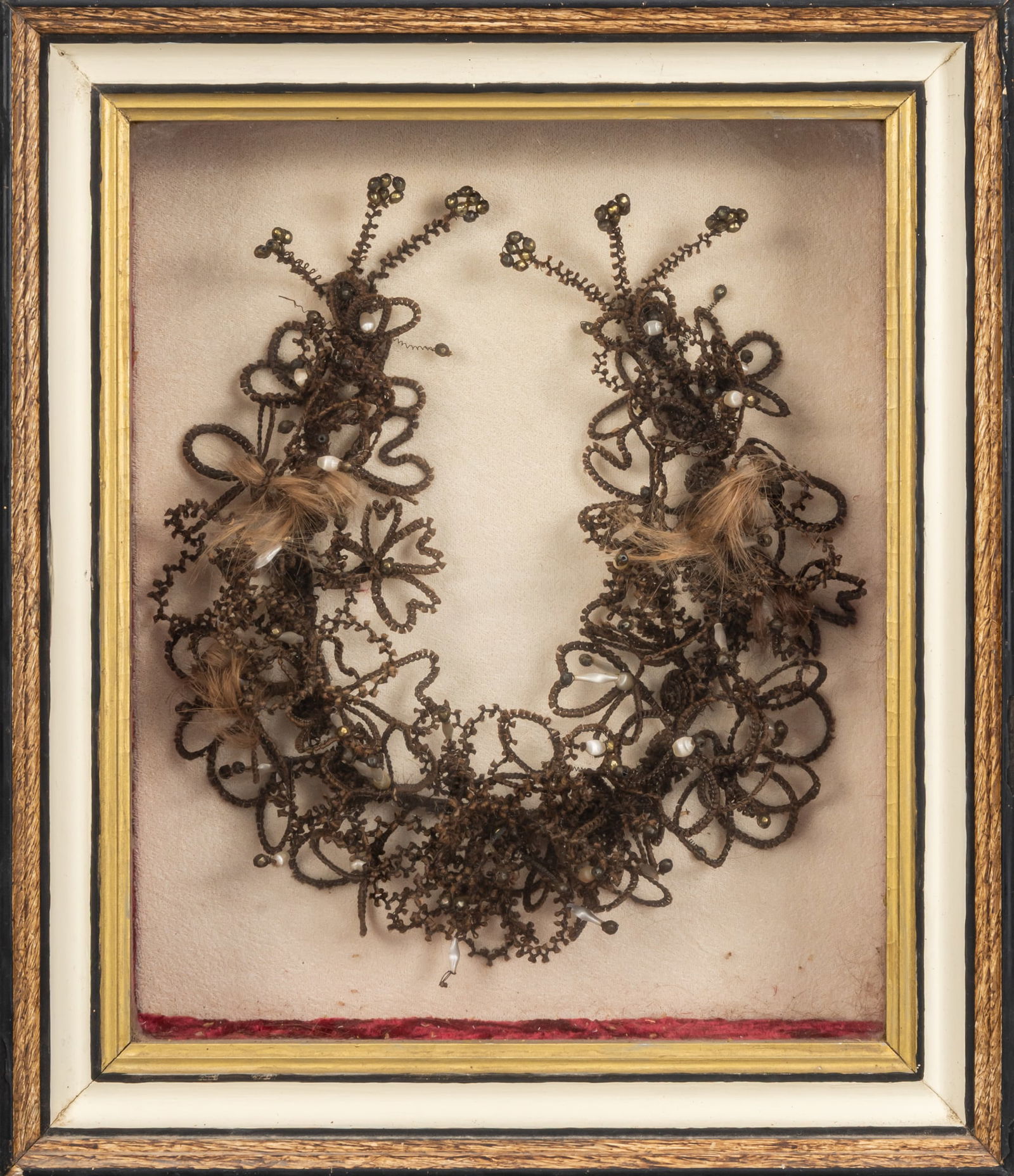 Victorian Hair Crown in Shadow Box (1 of 3)