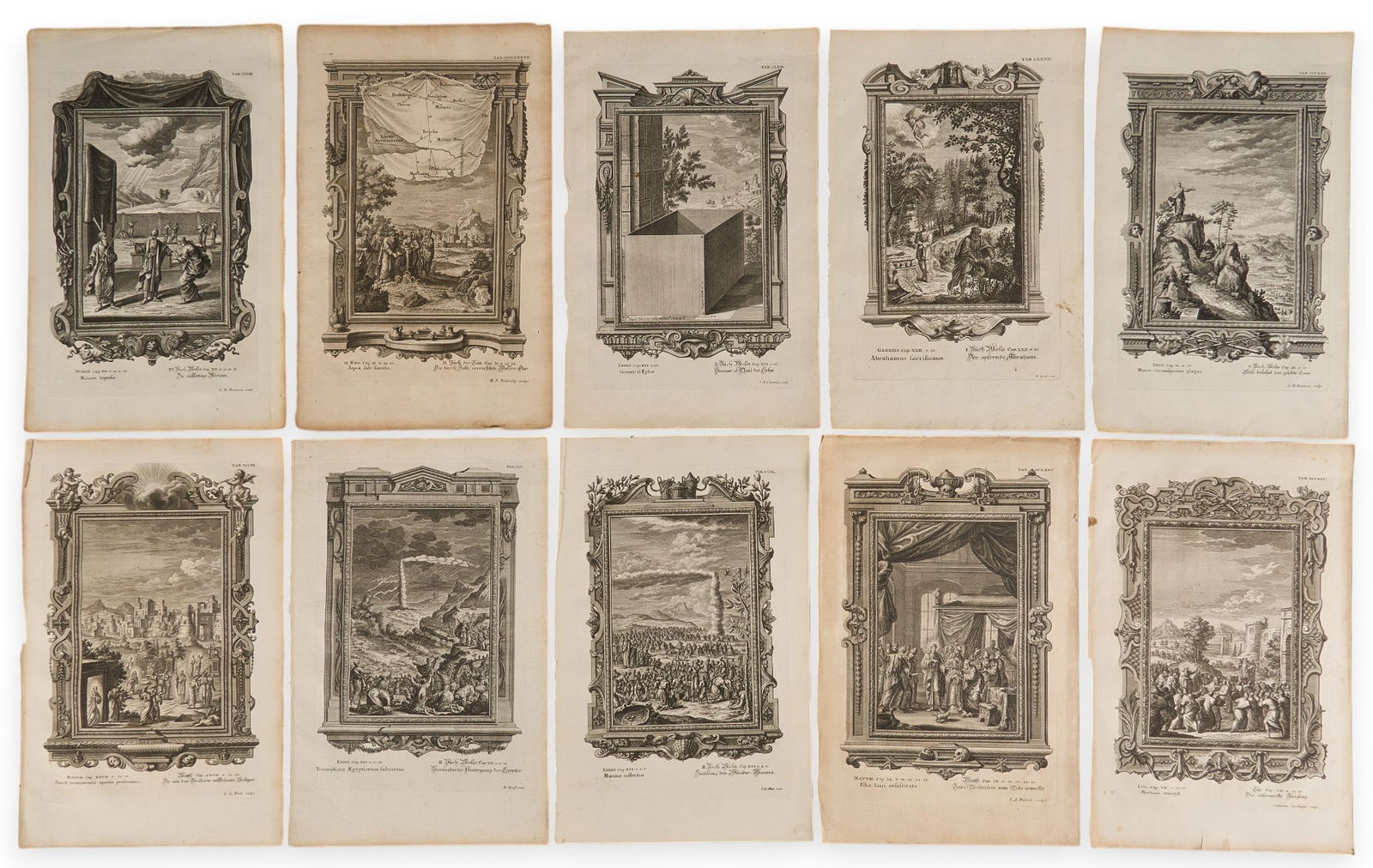 Collection of (10) Engravings ca. 18th C. (1 of 7)