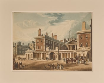 Joseph Stadler, "The Admiralty" 19th-C. Aquatint