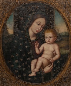 Enrique Ortiz, Mary Gazing at Christ Child